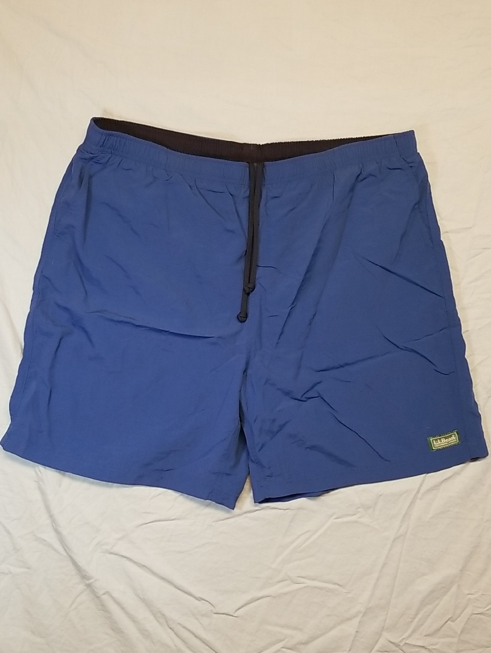 L.L. Bean Royal Blue Swim Trunk Shorts Vintage 90s
